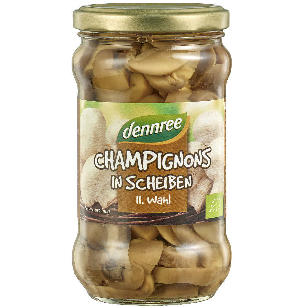 Ciuperci Bio Champignons la Borcan Dennree 330 g
