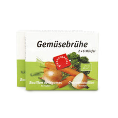 Bio Concentrat de Legume Cuburi Green Organics 2 x 6 buc