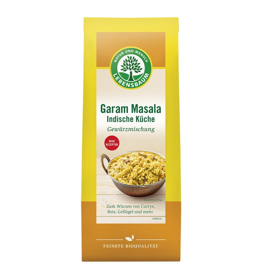 Bio Condiment Bucataria Indiana Garam Masala Lebensbaum 40 g