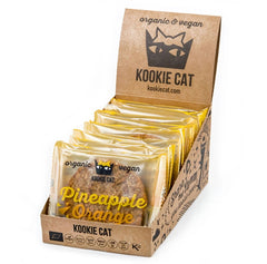 Cookie Bio cu Ananas si Portocale Fara Gluten Kookie Cat 50 g