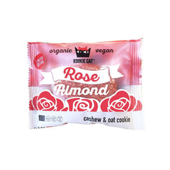 Bio Cookie cu Apa de Trandafir si Migdale Fara Gluten Kookie Cat 50 g