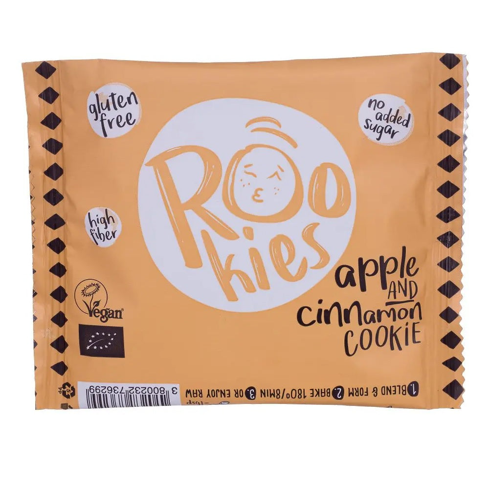 Bio Cookie cu Mar si Scortisoara Fara Gluten Rookies 40g