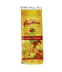 Bio Crackers cu Rosii si Oregano Vegan Gustoni 250 g