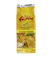 Bio Crackers cu Susan si Rozmarin Vegan Gustoni 250 g