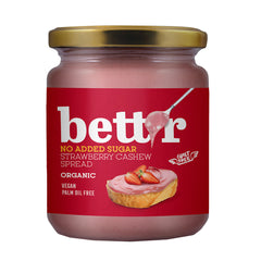 Bio Crema de Caju si Capsuni Vegana Tartinabila Bettr 250 g