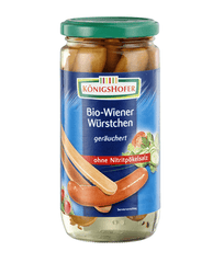 Bio Crenvursti in Membrana Proprie din Carne de Porc si Vita Fara Nitriti Konigshofer 6 buc 400 g