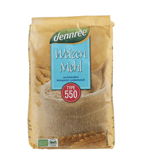 Bio Faina de Grau Alba Tip 550 Dennree 1 kg