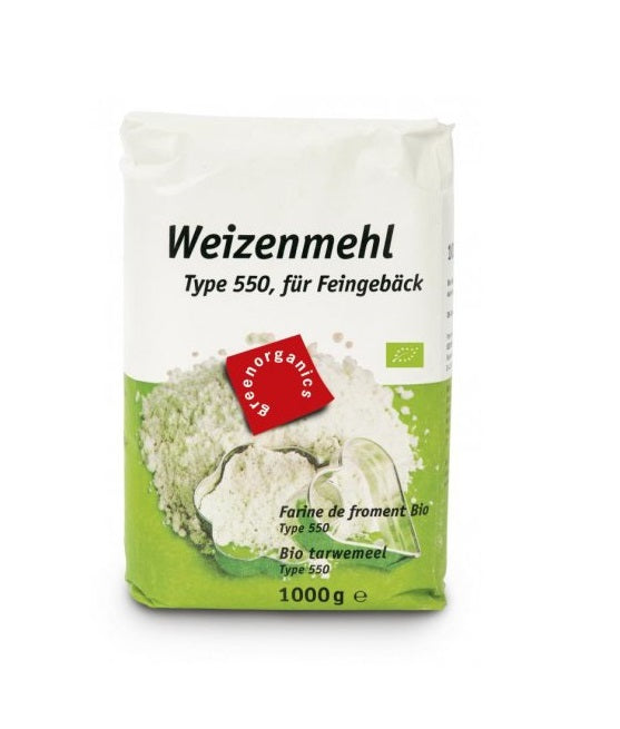 Bio Faina de Grau Alba Tip 550 Green Organics 1 kg