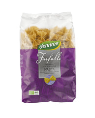 Bio Farfale din Grau Dur Integral Dennree 500 g