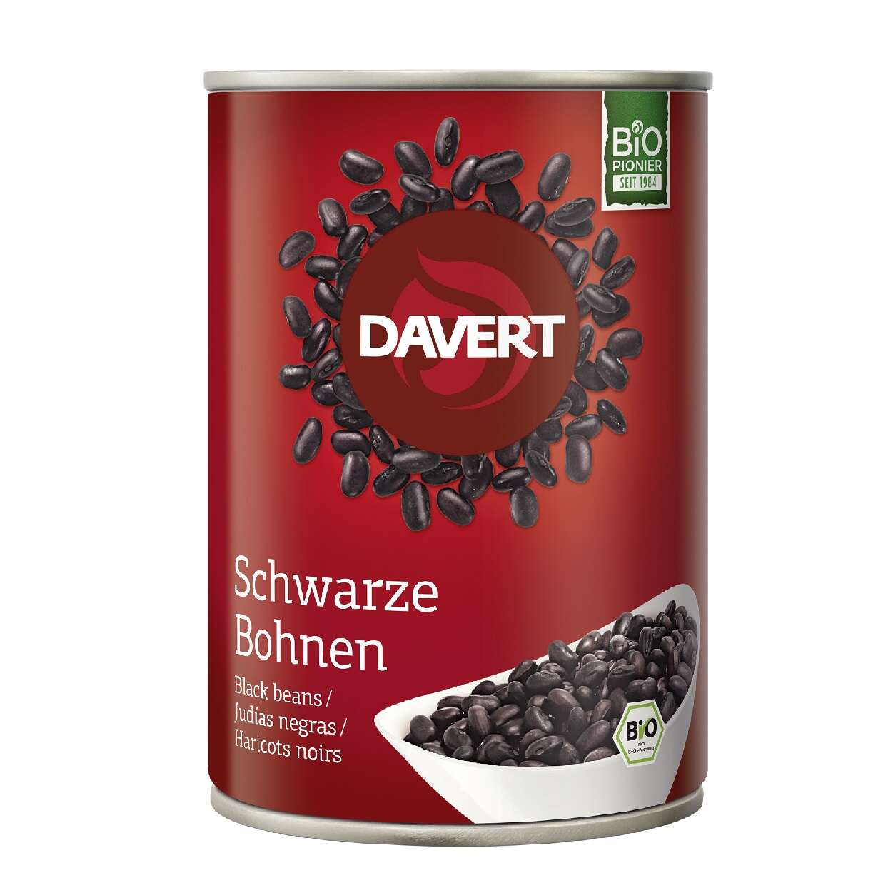 Bio Fasole Neagra Conserva Davert 400 g