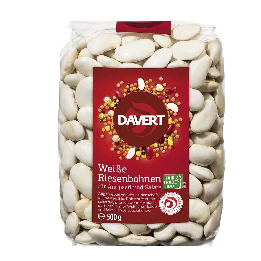 Fasole Alba Bio Uriasa Davert 500 g