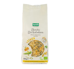 Bio Fidea Litere Colorate din Semola Byodo 250 g