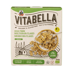 Bio Fulgi Multigrain cu Fibre Vegan Fara Gluten Vitabella Cerealien 300 g