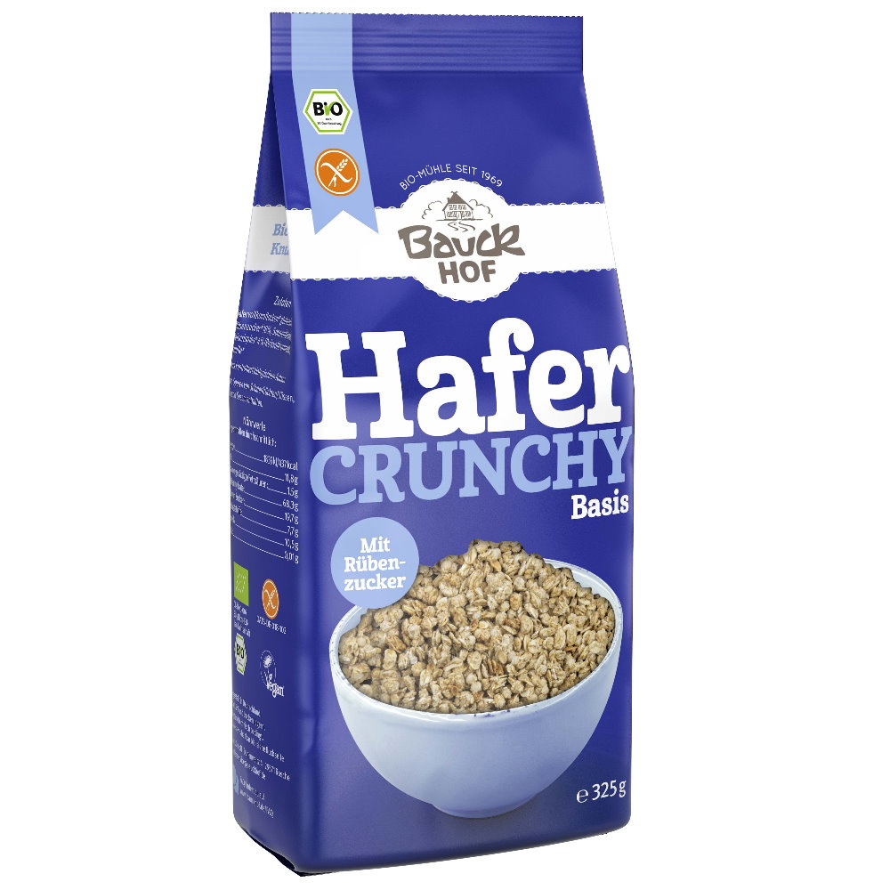 Bio Fulgi de Ovaz Crocant Baza Fara Gluten Bauck Hof 325 g