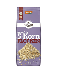 Bio Fulgi din 5 Cereale Integrale Fara Gluten Bauck Hof 475 g
