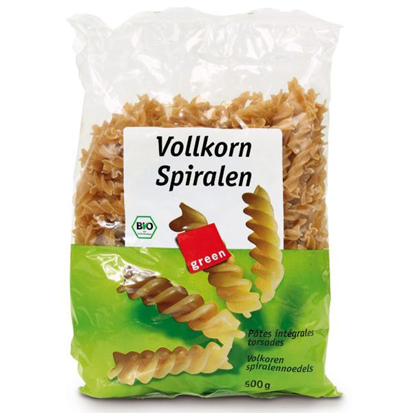 Paste Fusilli din Faina Integrala Bio Green Organics 500 g
