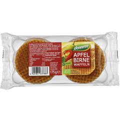 Gaufre Bio cu Mere si Pere Vegan Dennree 175 g
