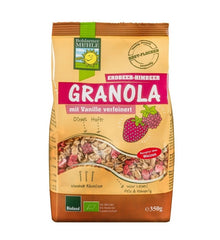 Bio Granola cu Capsuni si Zmeura Bohlsener Muhle 350 g