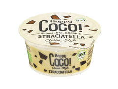 Bio Iaurt Natural de Cocos Stracciatella Vegan Happy Coco 125 g