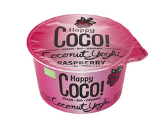 Bio Specialitate Vegetala Naturala de Cocos cu Capsuni Vegan Happy Coco 125 g