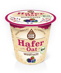 Bio Iaurt Natural de Ovaz cu Fructe de Padure Vegan Cow Cow 150 g