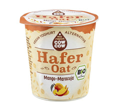 Bio Iaurt Natural de Ovaz cu Mango si Maracuia Vegan Cow Cow 150 g