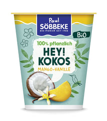 Bio Iaurt Vegan din Cocos cu Mango si Vanilie Sobbeke 330 g