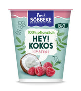Bio Iaurt Vegan din Cocos cu Zmeura Sobbeke 330 g
