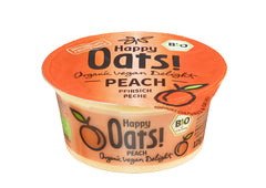 Bio Specialitate Vegetala Naturala din Ovaz cu Piersici Happy Oat 125 g