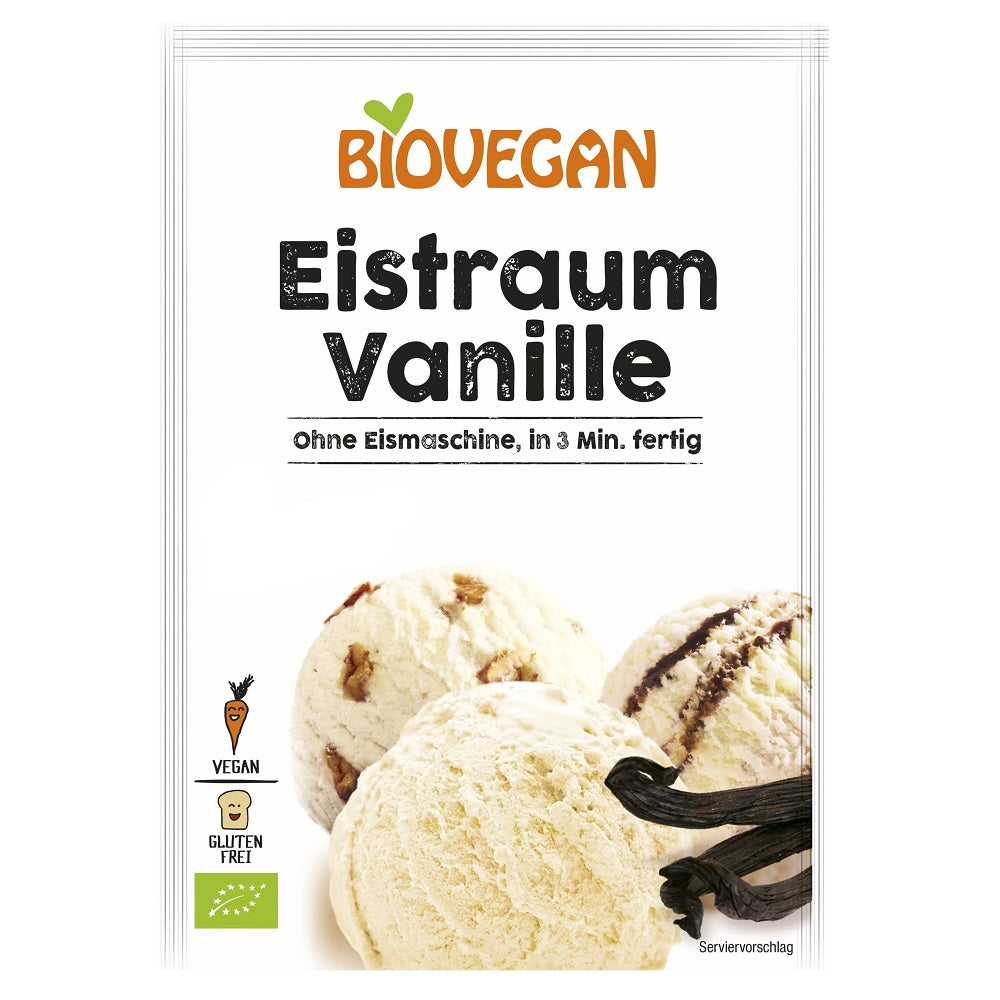 Bio Inghetata de Vanilie Pudra Fara Gluten Vegan Biovegan 77 g