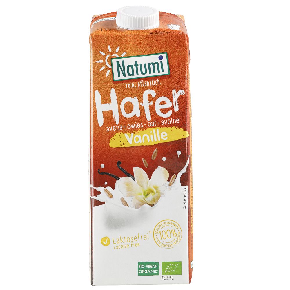 Bio Lapte de Ovaz cu Vanilie Fara Zahar Natumi 1l