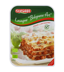 Bio Lasagna Congelata cu Sos Bolognese Vegana Giacobbe 375 g