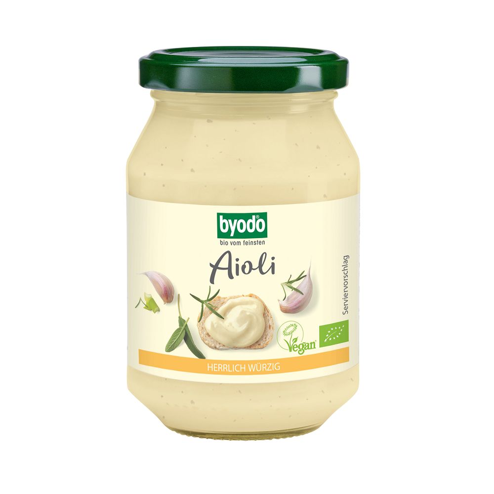 Bio Maioneza cu Usturoi Aioli Vegan Byodo 250 ml