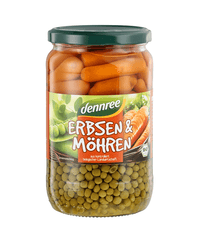 Bio Mazare si Morcovi Dennree 660 g