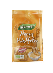 Bio Mini Gaufre cu Miere Dennree 150 g