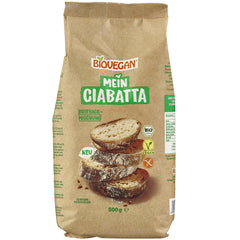 Bio Mix de Faina pentru Ciabata Fara Gluten Biovegan 500 g