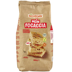 Bio Mix de Faina pentru Focacia Fara Gluten Biovegan 500 g