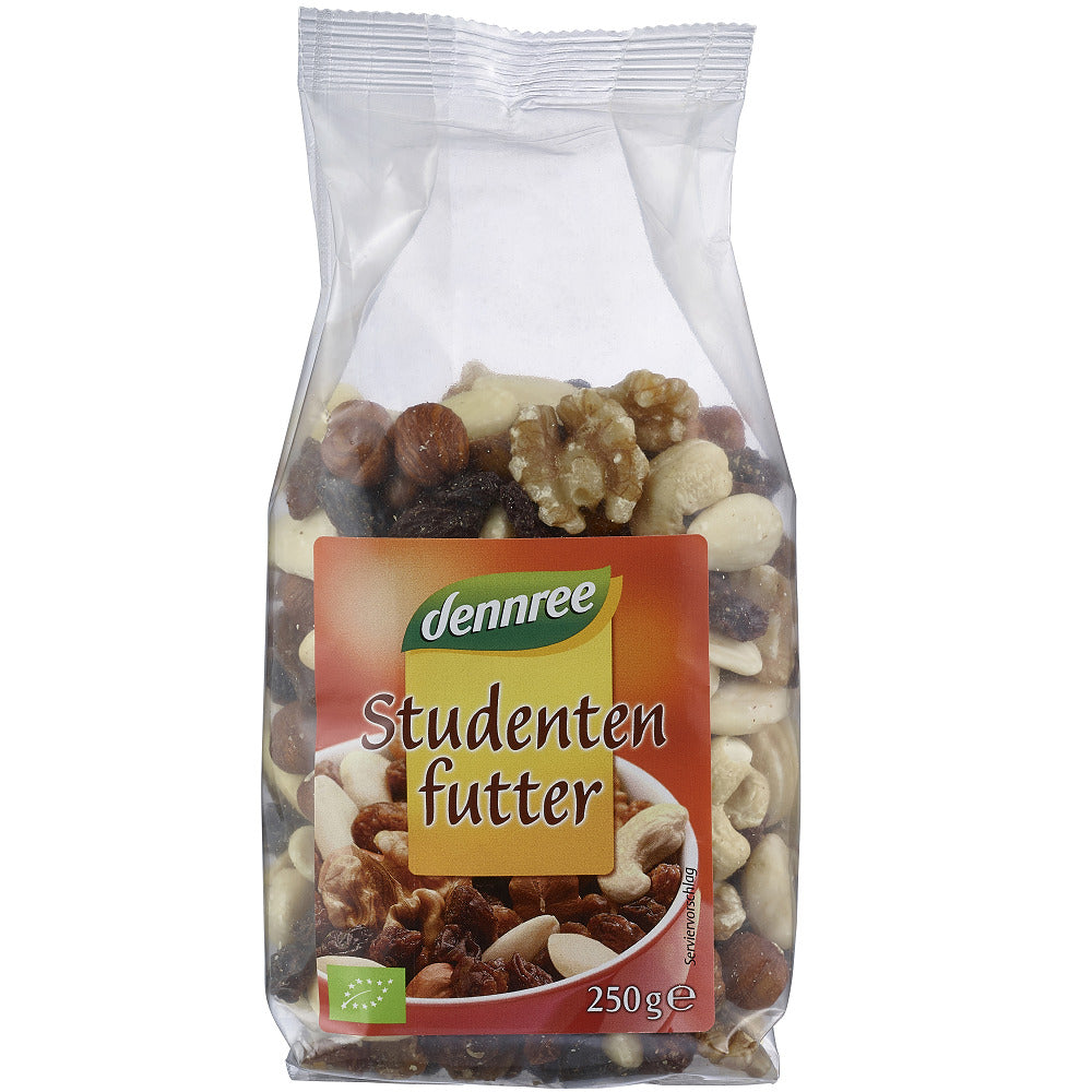 Mix de Nuci si Fructe Bio Confiate Dennree 250 g