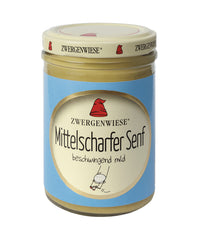 Bio Mustar Mediu Iute Fara Gluten Zwergenwiese 160 ml