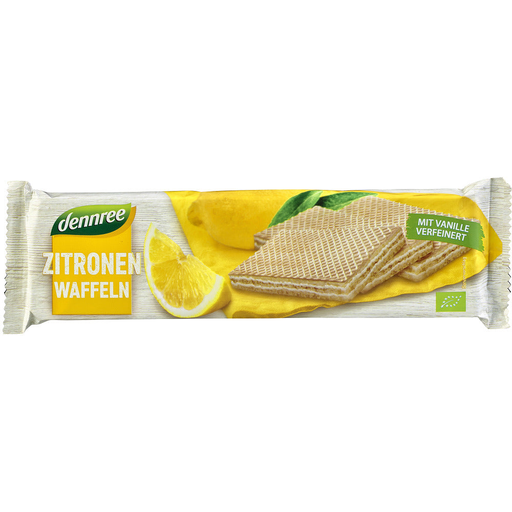 Napolitana Bio cu Lamaie si Vanilie Dennree 125 g