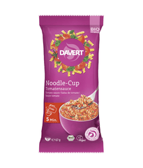 Bio Cupa Noodles cu Sos Rosu Instant 1 Portie Vegan Davert 67 g