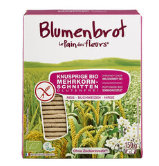 Bio Paine Crocanta cu Multicereale Fara Zahar Fara Gluten Vegan Blumenbrot 2 x 75 g