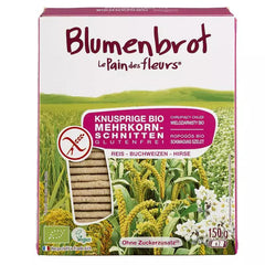Bio Paine Crocanta cu Multicereale Fara Zahar Fara Gluten Vegan Blumenbrot 2 x 75g