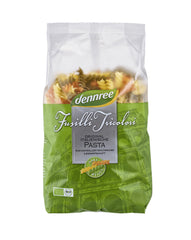 Paste Bio Fusilli Tricolore Dennree 500 g