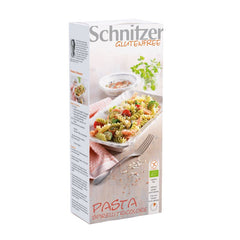 Bio Paste Fusilli Tricolore din Porumb si Orez Fara Gluten Schnitzer 250 g