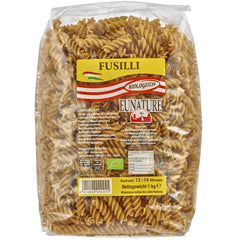 Bio Paste Fusilli din Grau Dur Integral Eunature 1 kg