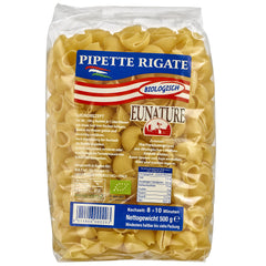 Bio Paste Pipette Rigate din Grau Dur Eunature 500 g