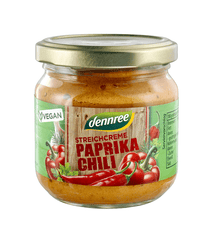 Bio Pate Vegetal cu Ardei si Chili Vegan Dennree 180 g