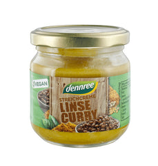 Bio Pate Vegetal cu Linte si Curry Dennree Vegan 180 g