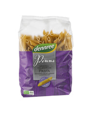 Penne Bio din Grau Dur Integral Dennree 500 g